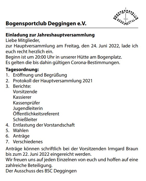 BSC-Deggingen Gallery