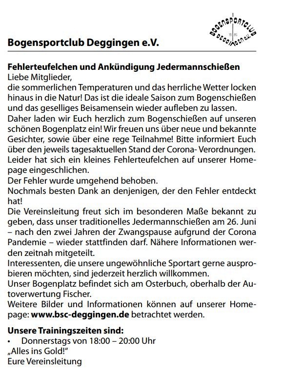 BSC-Deggingen Gallery