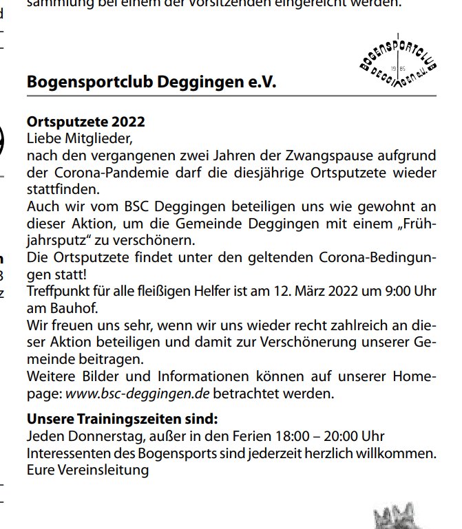 BSC-Deggingen Gallery